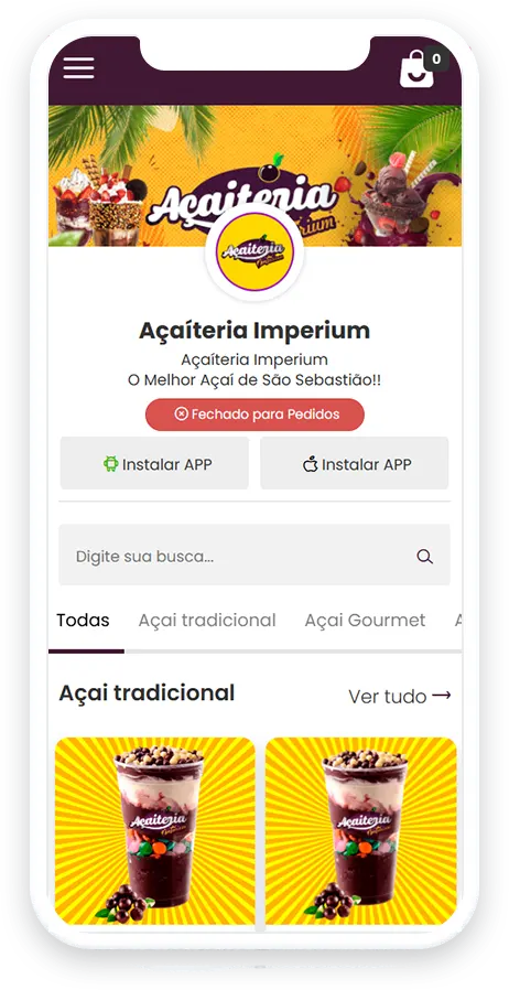 Demonstração Hot Dog